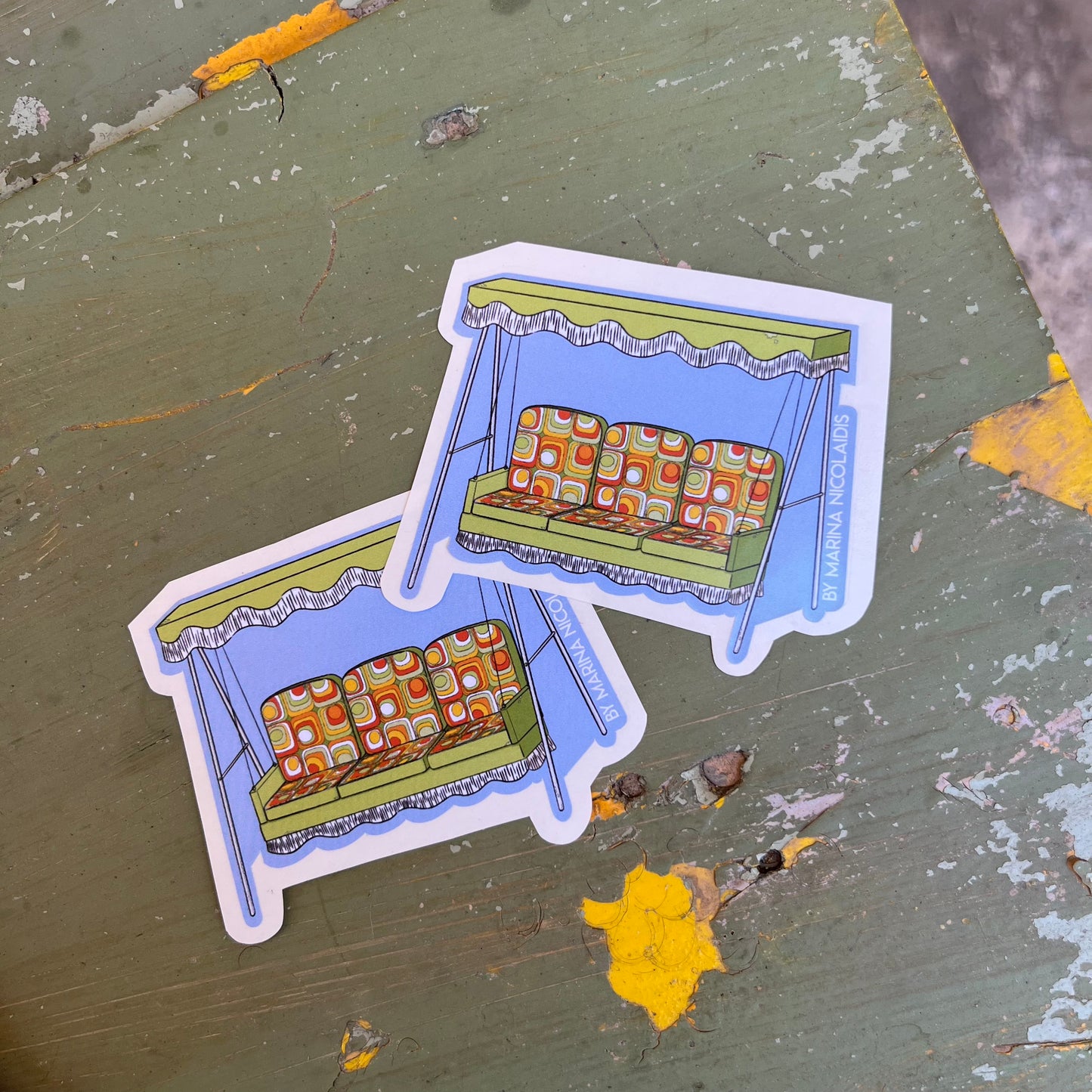 Swingchair sticker