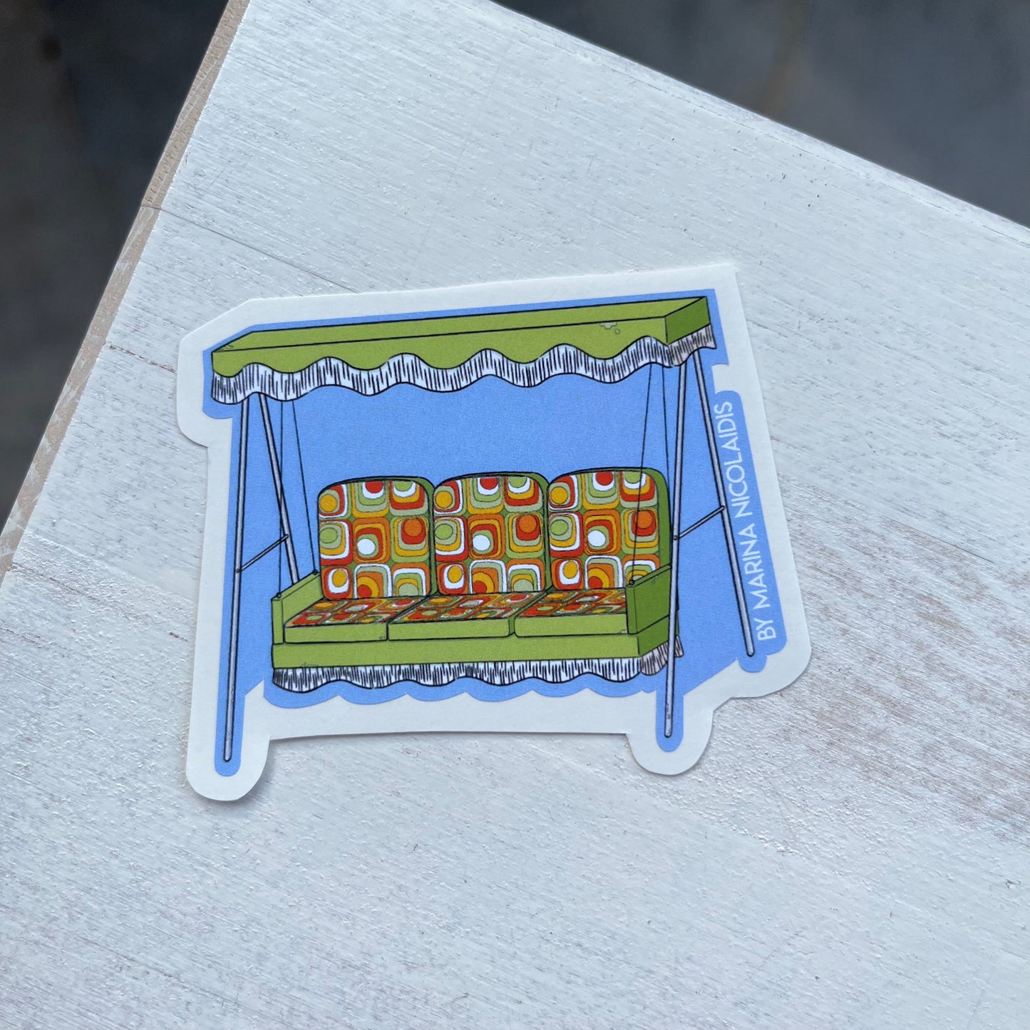Swingchair sticker