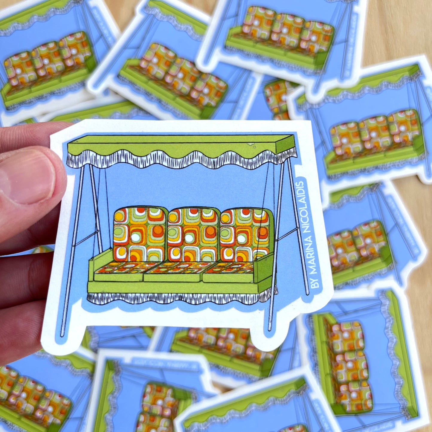 Swingchair sticker