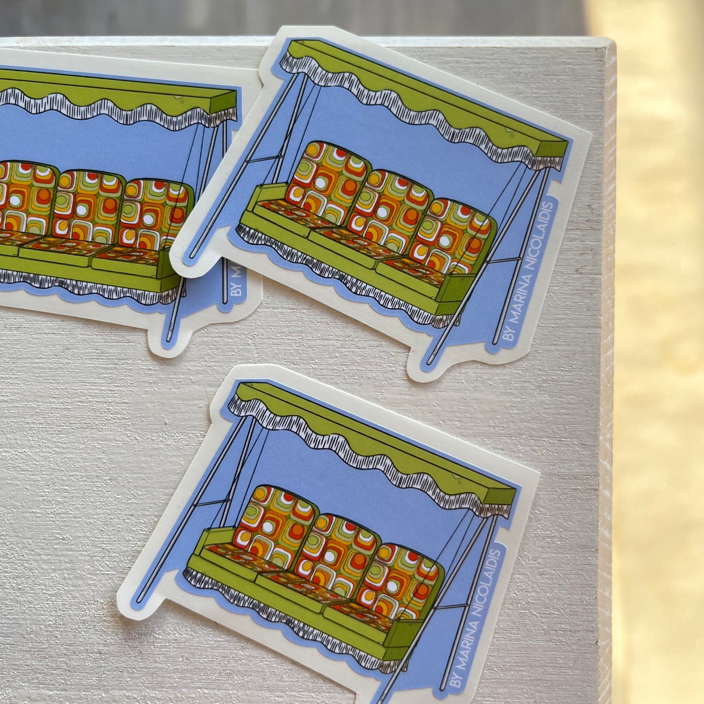 Swingchair sticker